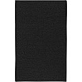 Hand-woven Ebony Wool Rug (2' x 3')