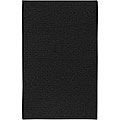 Hand-woven Ebony Wool Rug (3'6 x 5'6)
