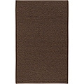 Hand-woven Brown Wool Rug (8' x 10')