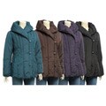 Larry Levine Women's Hip-length Down Coat