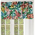Traditions Floral Valance Pair (54 in. x 18in.)