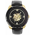 Akribos XXIV Men's 'Shutter' Automatic Skeleton Watch