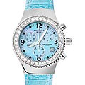 Akribos XXIV Women's Austrian Crystal Sky Blue Chronograph Watch