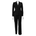 Anne Klein Women's Onyx Single-breasted Pant Suit