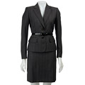 Anne Klein Women's Belted 2-piece Skirt Suit