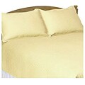 Northern Nights Butter Yellow Cotton Quilted Bedspread Set