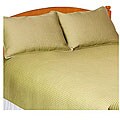 Northern Nights Sage Green Cotton Quilted Bedspread Set