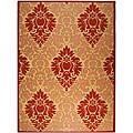 St. Barts Indoor/ Outdoor Red Rug (7'10 x 11')