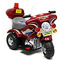Maroon/ Red Battery-operated Ride-on Motorcycle