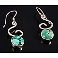 Sterling Silver Bella Turquoise Limited Edition Earrings (USA)