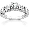 14k White Gold 1ct TDW Round Diamond Engagement Ring (H-I, I1-I2)