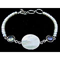 Art Nouveau Pearl/ Labradorite Limited Edition Bracelet (USA)