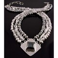 Sterling Silver 'Zena' Gemstone Limited Edition Necklace (USA)