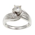 14k White Gold 7/8ct TDW Diamond Engagement Ring (G-H, I2)