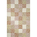 Hand-tufted Spello Boxed Vine Cream Rug (8' x 10')