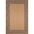 Terrace Scroll Brown Rug (4'9 x 7'4)