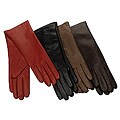 Portolano Women's Leather and Cashmere Lined Gloves