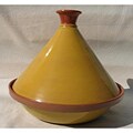 Clay Mustard Yellow Tagine (Tunisia)