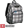 OGIO White Plaid Chamaco Backpack