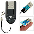 Delton Black USB/ MicroSD Memory Card Reader