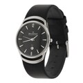 Skagen Women's Black Genuine Leather Watch