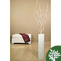 White 25-inch Floor Vase and Palm Twist