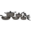 T-Fal Grey Nonstick 10-piece Cookware Set