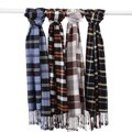 Cashmere Showroom Soft Brushed Plaid Oversized Scarf