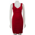 Calvin Klein Women's Ruched Jersey Dress