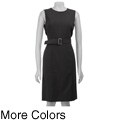 Calvin Klein Women's Belted Sheath Dress