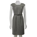 Calvin Klein Women's Short-sleeve Belted Sheath Dress