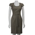 Calvin Klein Women's Belted Scoop-neck Dress