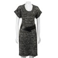 Calvin Klein Women's Scoop-neck Belted Sweater Dress