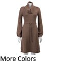 Calvin Klein Women's Long-sleeve Turtleneck Sweater Dress