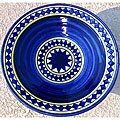 Ceramic X-large Nauticale Plate (Morocco)