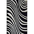Hand-tufted 'Wild Wave' Wool Rug (5' x 8')