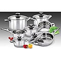 Premium 18/10 Stainless Steel 12-piece Cookware Set