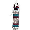 JFW Women's Paisley Maxi Halter Dress