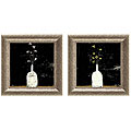 Patrick Atkinson 'Artic Flowers' Framed Wall Art (Set of 2)