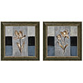 Lanie Loreth 'Tulip In Blue' Framed Wall Art (Set of 2)