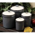 Sango Concepts Eggplant Four-piece Canister Set (Refurbished)