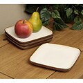 Sango Concepts Cocoa Square Salad Plates (Set of 4)