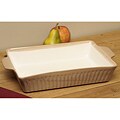 Sango Concepts Cocoa 13-inch Lasagna Baking Dish