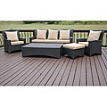 Savannah Outdoor 5-piece All-weather Resin Wicker Seating Set