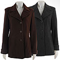 Trendz Women's Single-breasted Wool Coat