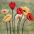 Michel 'Seven Sisters' Hand-painted Canvas Art