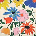 Max 'Spring Mix I' Hand-painted Transitional Art