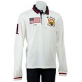 Ed Hardy Men's Long-sleeve USA Polo Shirt