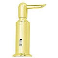Polished Brass Rounded Soap Dispenser/ Air Gap Replacement