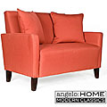 angelo:HOME Hepburn Loveseat Solid Papaya